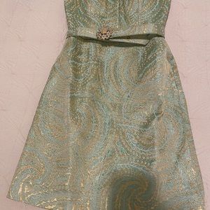 Strapless cone above the knee cocktail dress perfect condition worn only once